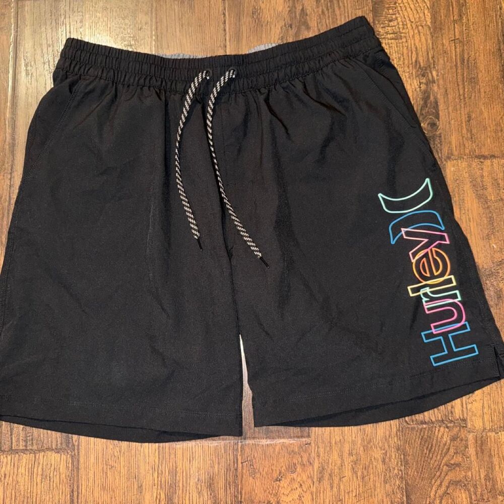 Hurley Men's Black Board Shorts Size XL